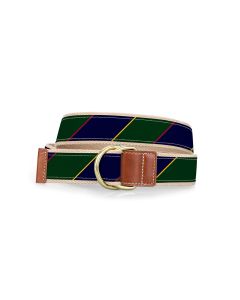 Barrington D-Ring Belt - Repp Stripe