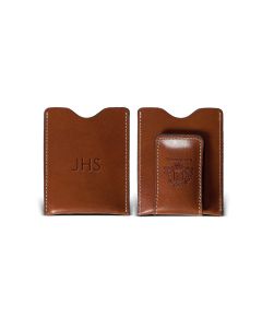 Original Money Clip - British Tan Harness Leather