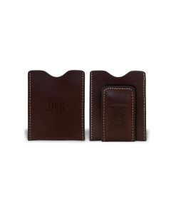 Original Money Clip - Chocolate Harness Leather