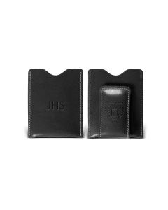 Original Money Clip - Black Harness Leather