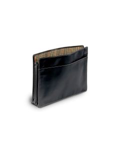 St. James Expandable Folio - Black Florentine Leather