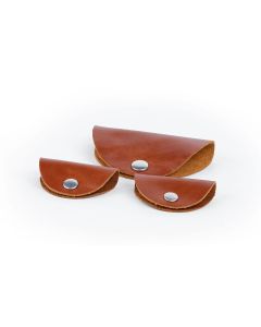 Cord Wrap - 3 Piece Set - British Tan Florentine Leather