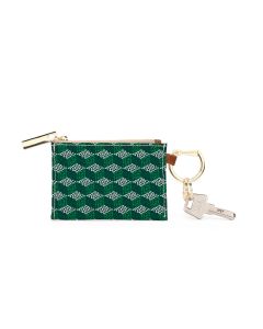 Kennedy Key Ring Zip Wallet - Leather Patch