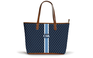 Savannah Zippered Tote - No Initials